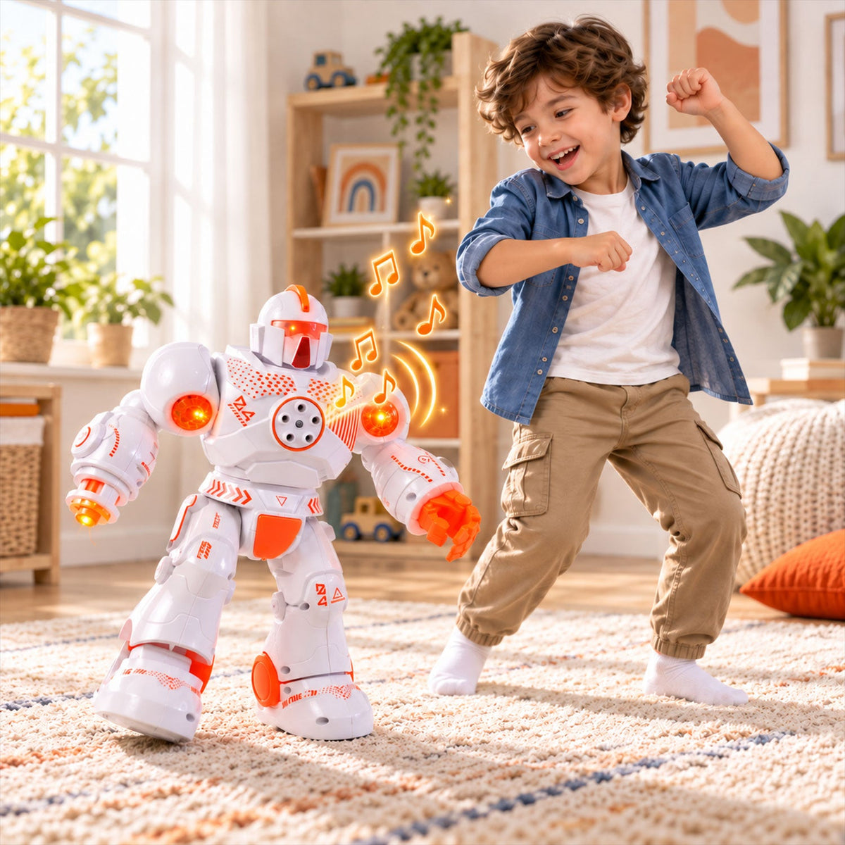 Musical dancing robot toy for kids, photo 2