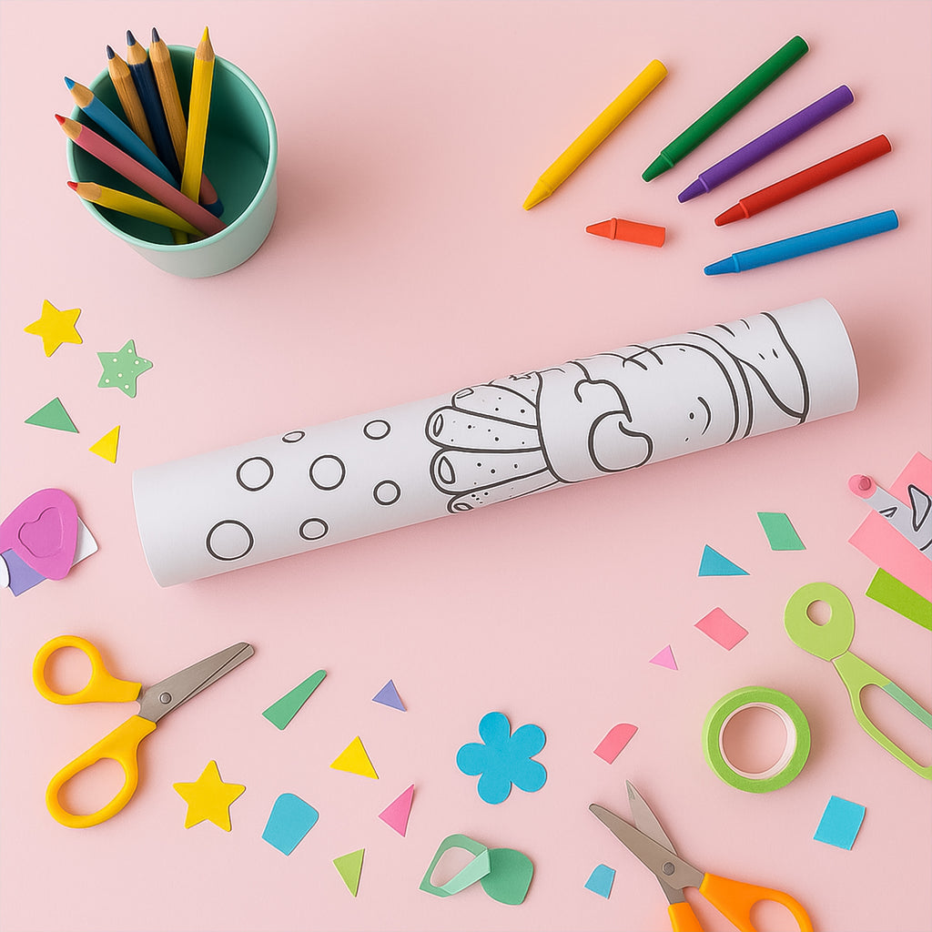 Educational colouring roll for kids, photo 5