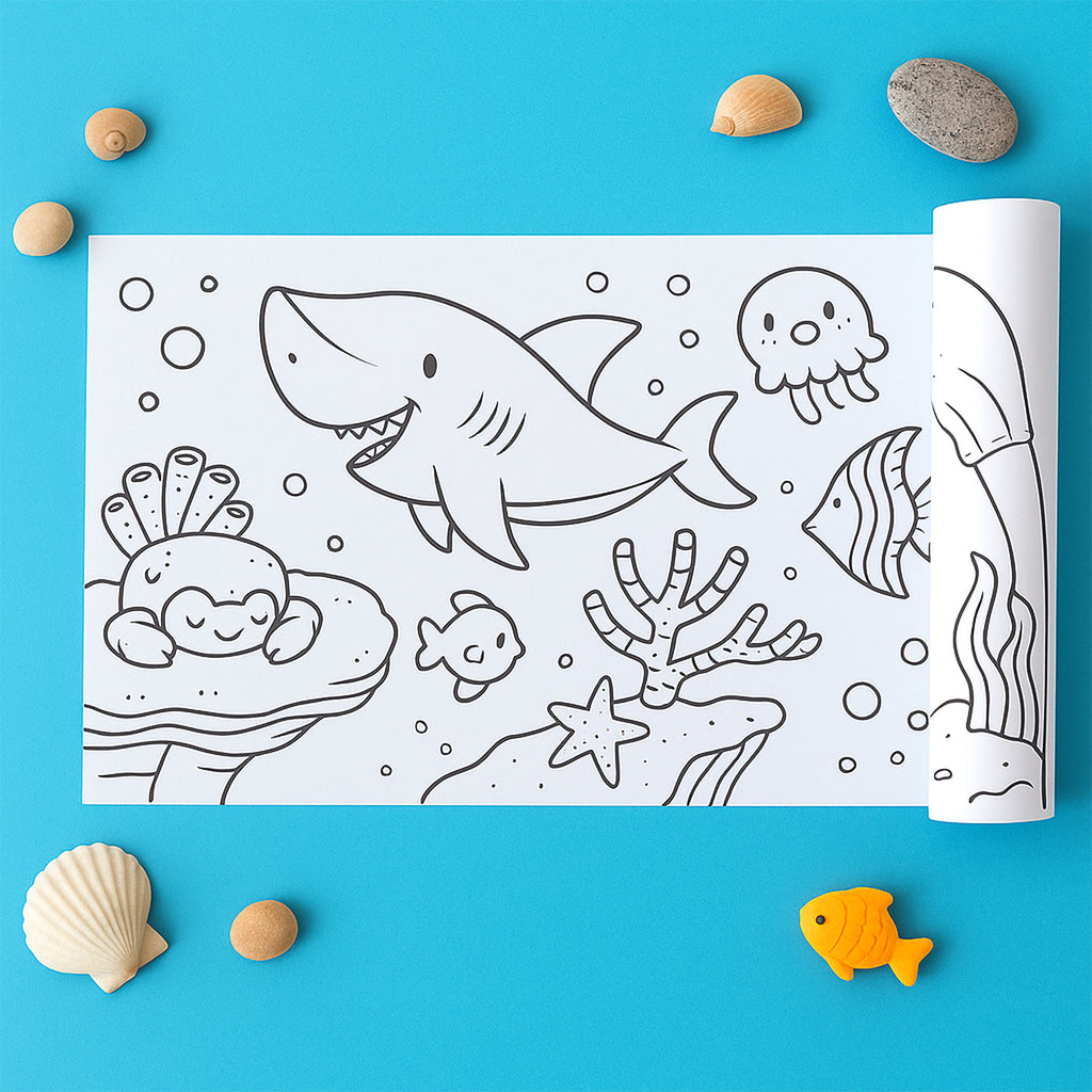 Educational colouring roll for kids, photo 6