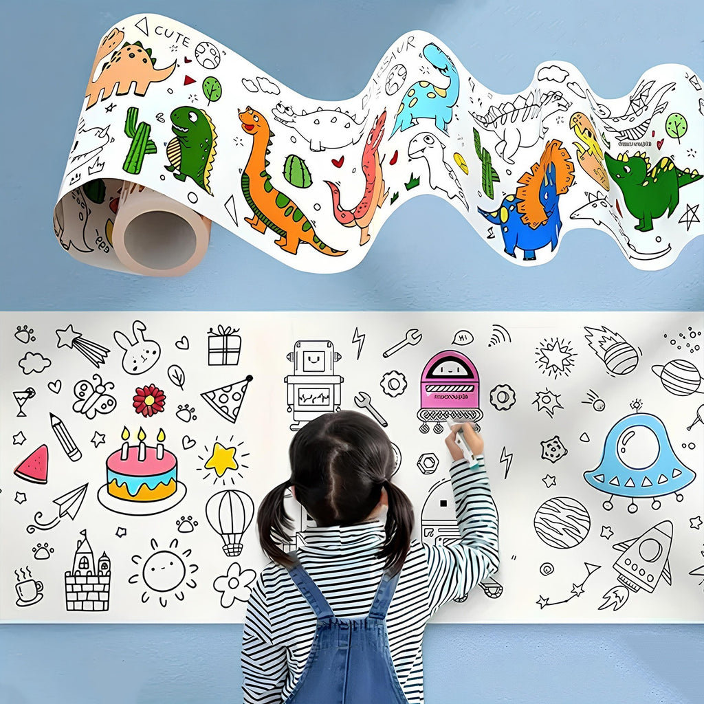 Educational colouring roll for kids, photo 2